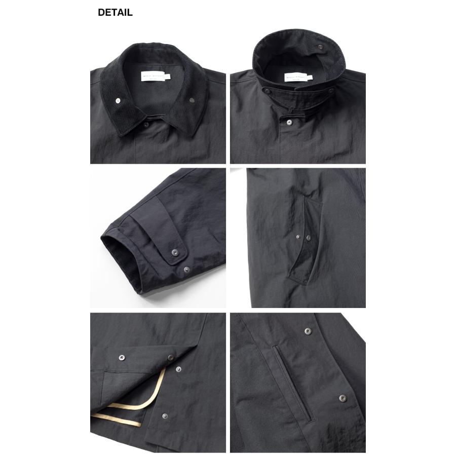 MANUAL ALPHABET（マニュアルアルファベット） バルカラーハーフコート