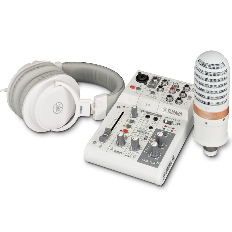 YAMAHA（ヤマハ） YAMAHA AG03MK2 W LSPK ホワイト ライブ