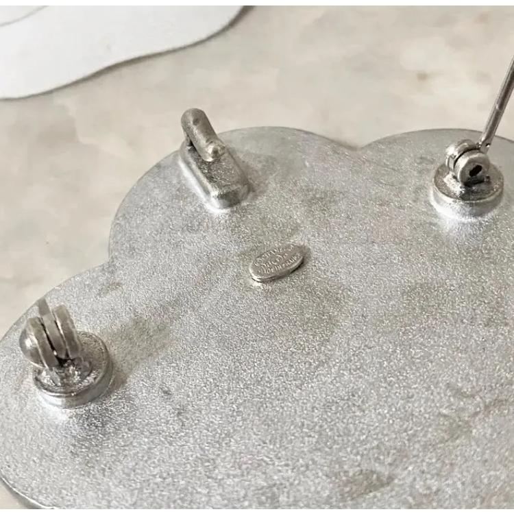 CHANEL（シャネル） ブローチ カメリア フラワー 花 ブラック シルバー