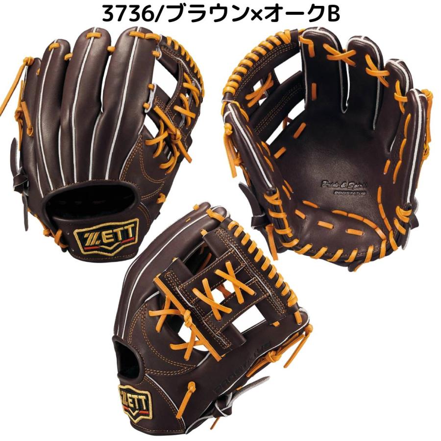ゼット（ZETT） 専用グラブ袋付き PROSTATUS 軟式用グラブ 内野手用