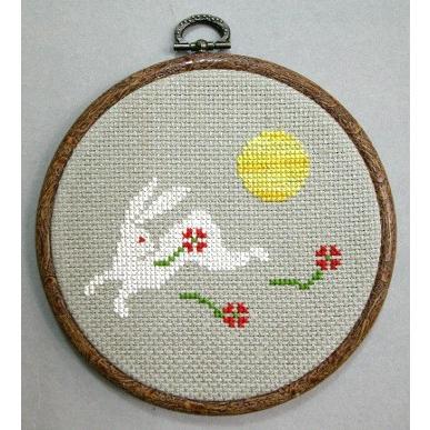 メール便可 マリヤオリジナルクロスステッチ刺繍セット 干支「うさぎ