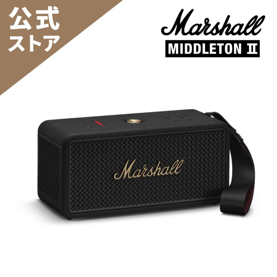 Marshall（マーシャル） ワイヤレススピーカー MIDDLETON2-BLACK-AND