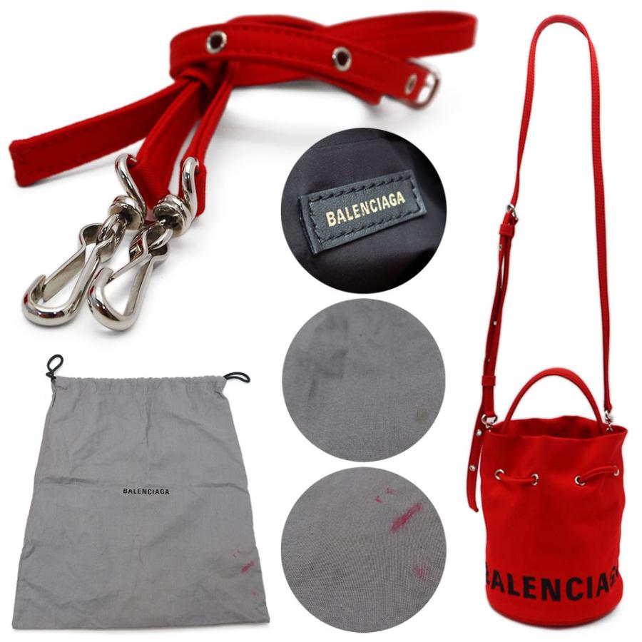 BALENCIAGA（バレンシアガ） WHEEL ドローストリングバケットバッグXS