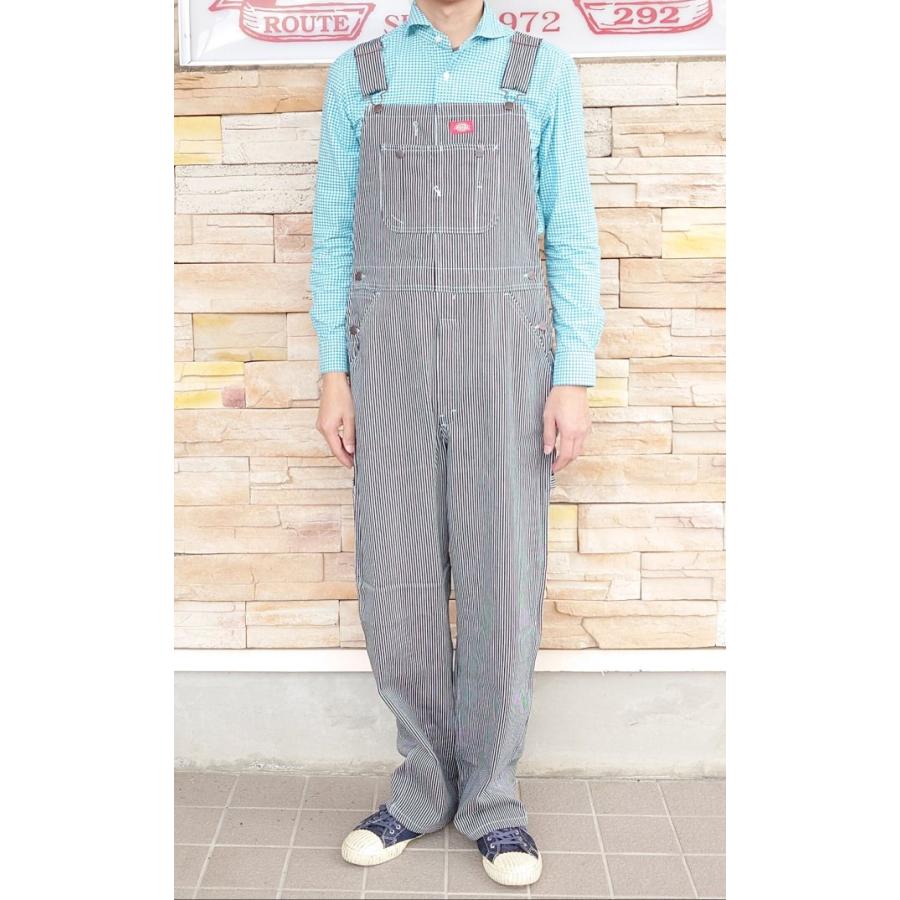 Dickies ディッキーズ / Bibオーバーオール ヒッコリーストライプ