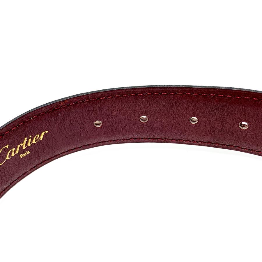 Cartier カルティエ ボルドー ワインレッド えんじ色 サントス ドゥ
