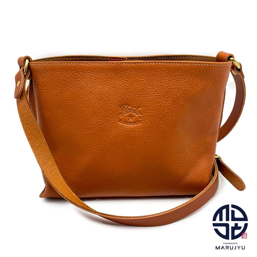 IL BISONTE イルビゾンテ 茶系 ブラウン ヤキヌメ スナップミニ