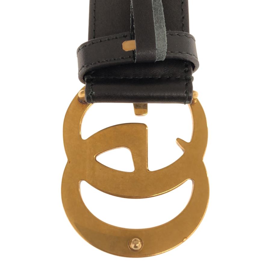 GUCCI グッチ GGマーモント ブラック 黒 ゴールド金具 レザー ダブルG