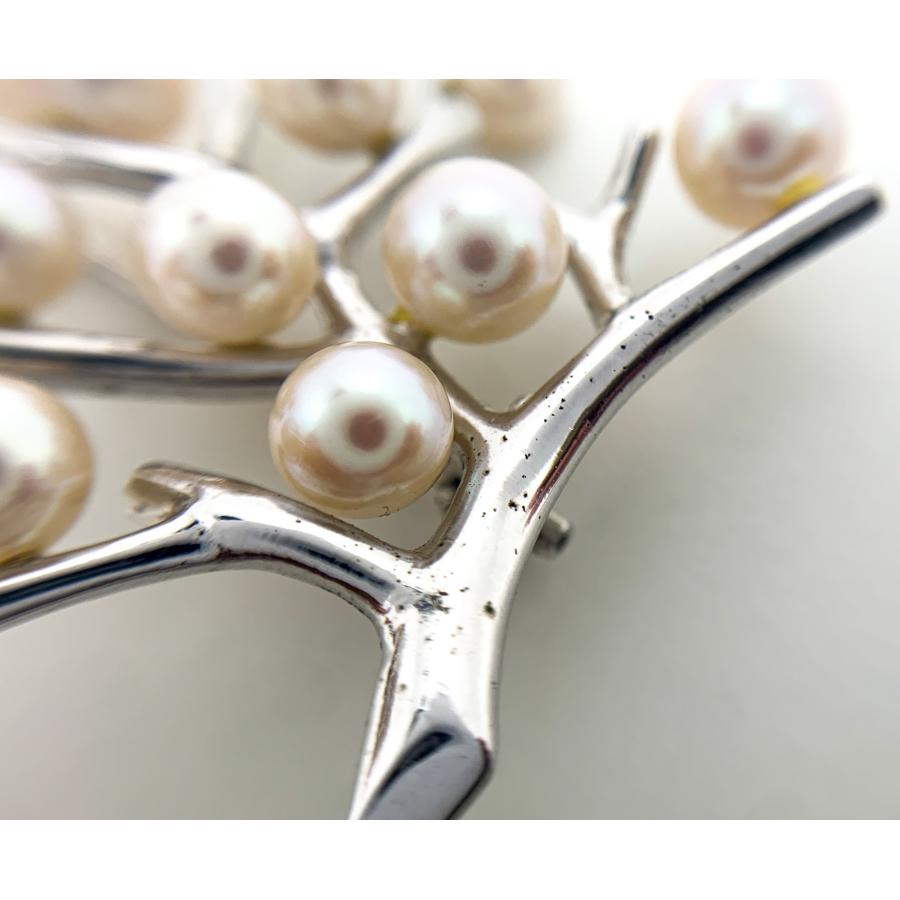 MIKIMOTO ミキモト SILVER シルバー Kofuku no ki 幸福の木 アコヤ