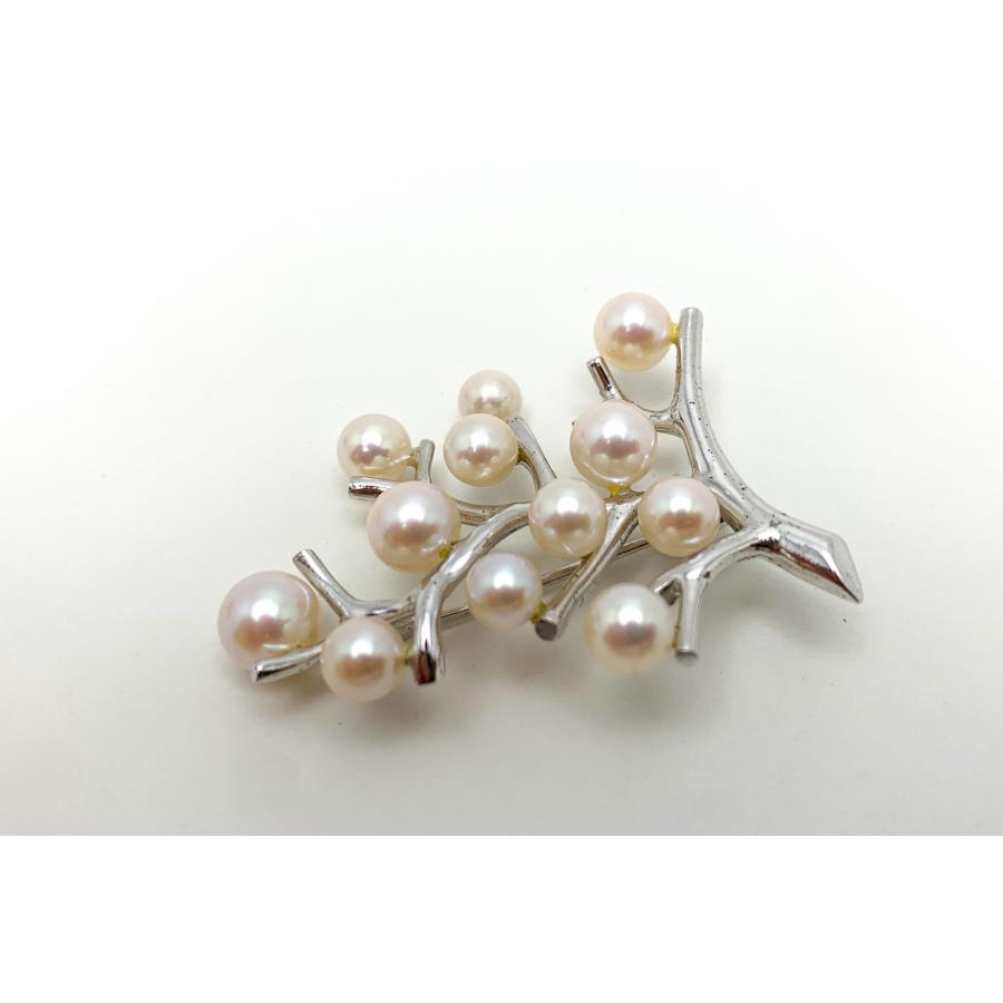 MIKIMOTO ミキモト SILVER シルバー Kofuku no ki 幸福の木 アコヤ