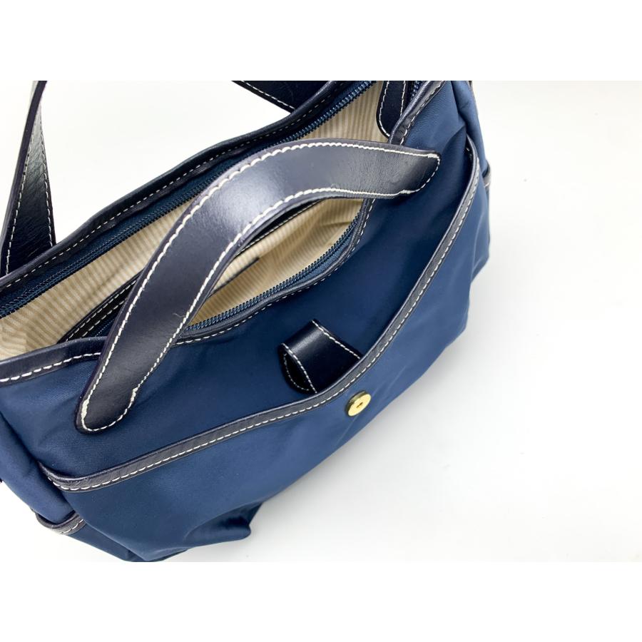Kitamura キタムラ ネイビー 紺 ナイロン 2way ショルダーバッグ