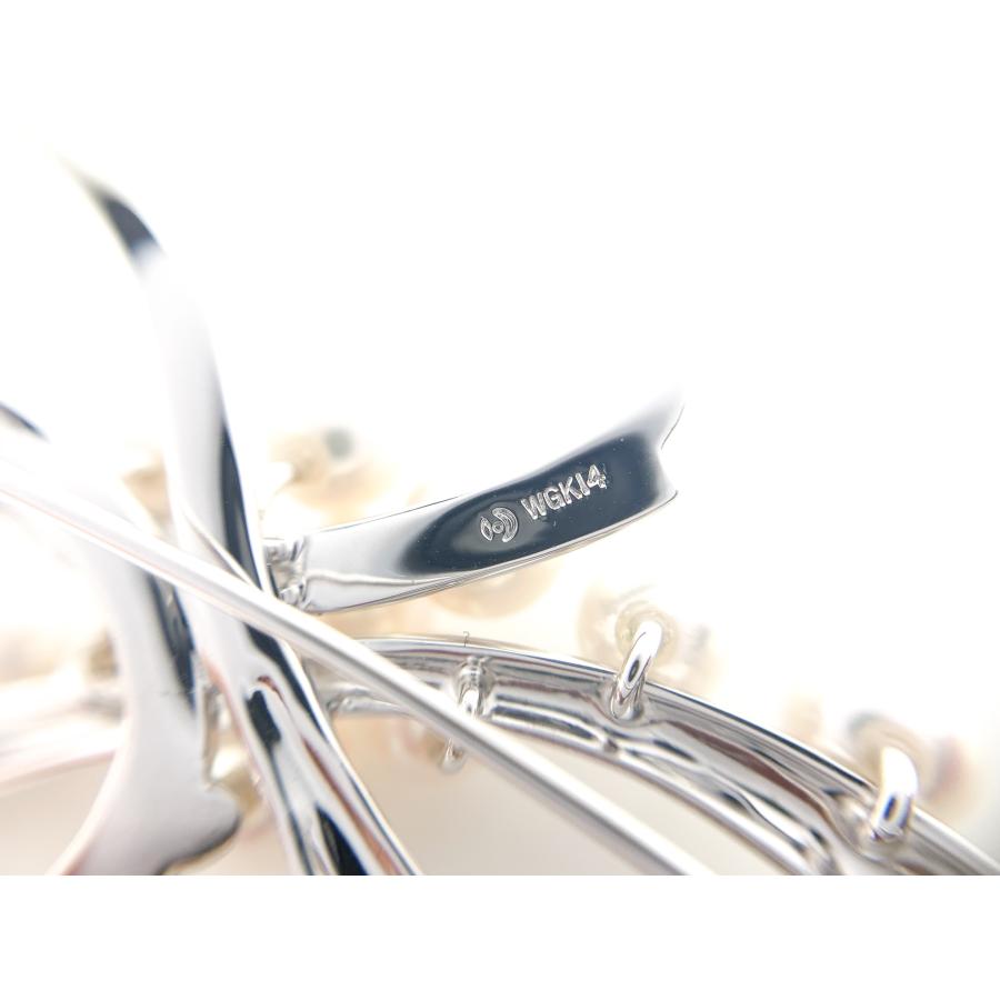 TASAKI（タサキ） 田崎 K14WG 14金ホワイトゴールド アコヤパール 真珠