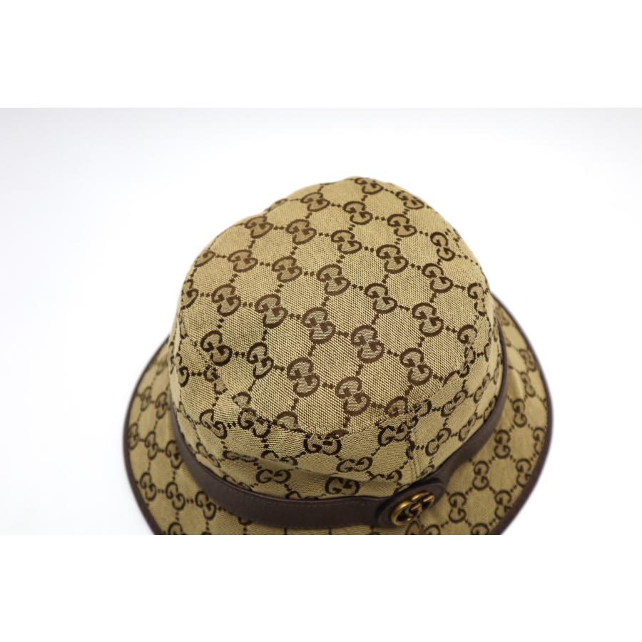 GUCCI（グッチ） GGキャンパス フェドラハット バケットハット