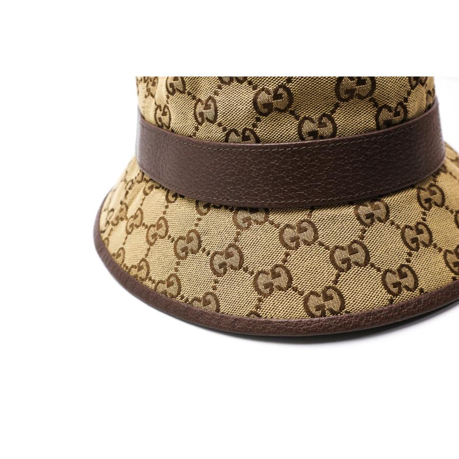 GUCCI（グッチ） GGキャンパス フェドラハット バケットハット