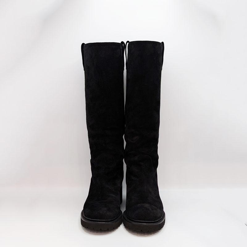 CHANEL（シャネル） スエード ロング ブーツ G36748 38C 日本サイズ