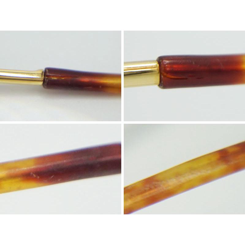 BVLGARI ブルガリ K18刻印有フレーム 眼鏡 メガネ 金 ゴールド 度入