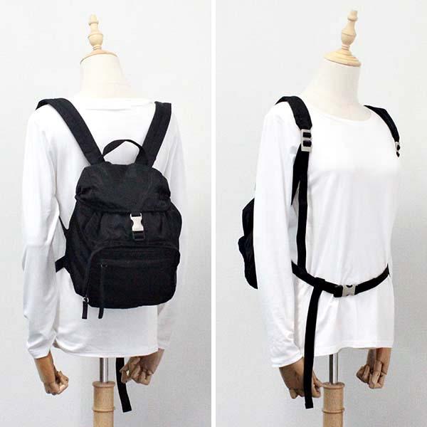 PRADA（プラダ） ナイロン ミニバックパック リュックサック V152 ネロ