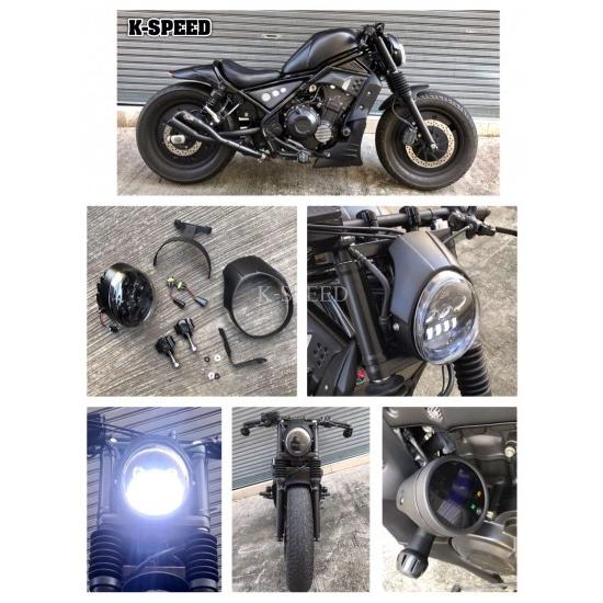 ホンダ レブル250 レブル500 Diablo LEDヘッドライトユニットA KRB0096