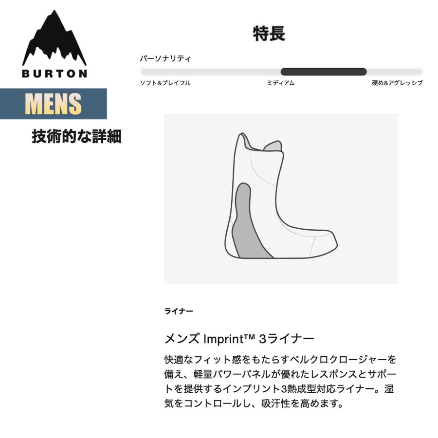 BURTON（バートン） スノーボードブーツ メンズ 25-26 Burton フォトン
