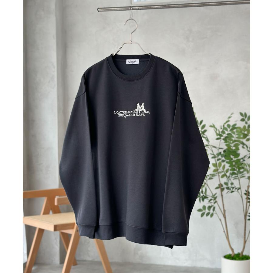 Quash（クアッシュ） トレーナー メンズ 綿混 ユニセックス 動物 イヌ