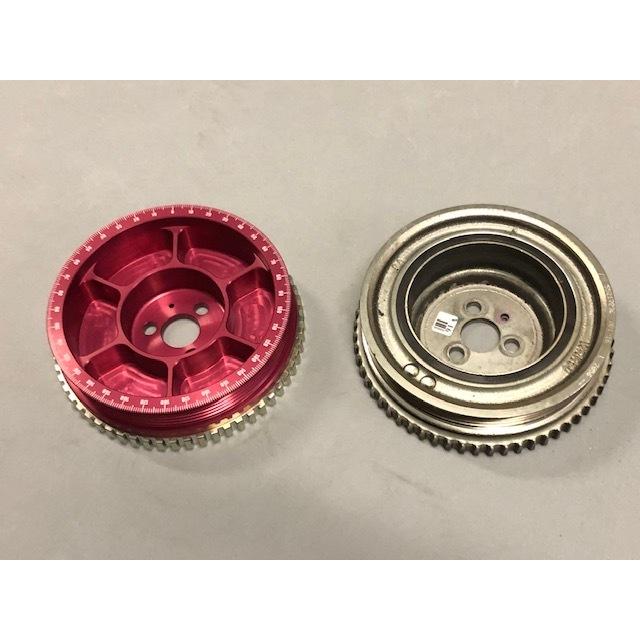 ハイパフォーマンスクランクプーリー 軽量クランクプーリー アバルト