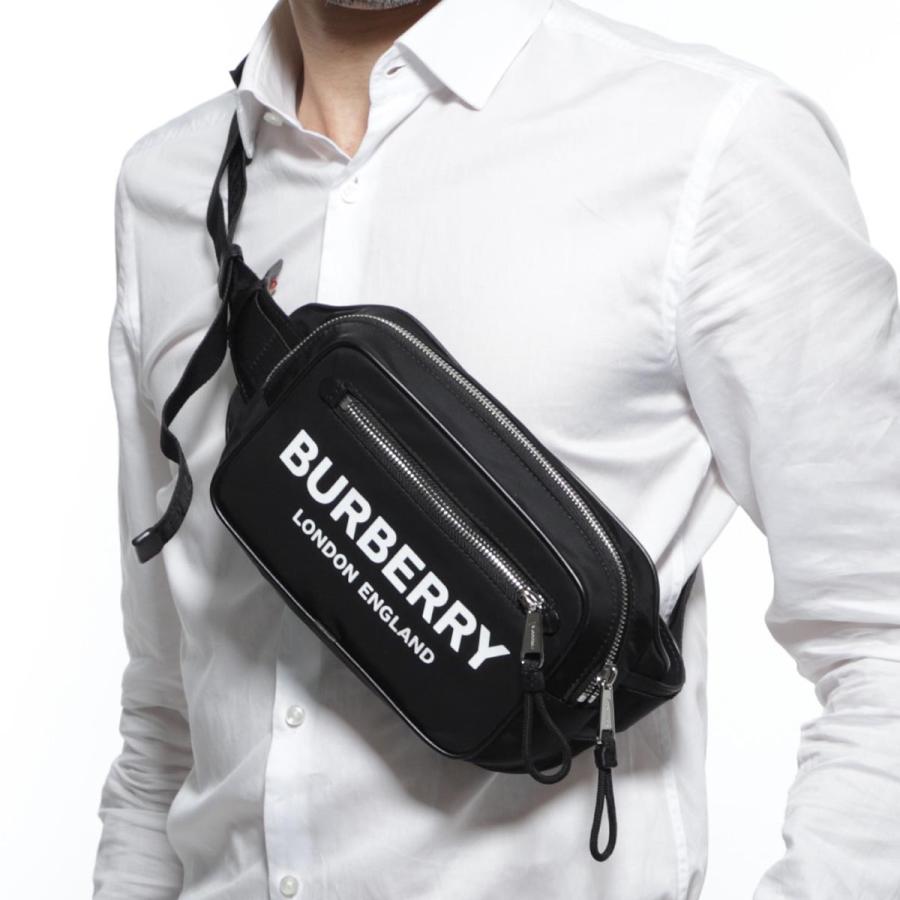 BURBERRY（バーバリー） ボディバッグ ウエストバッグ ブラック メンズ