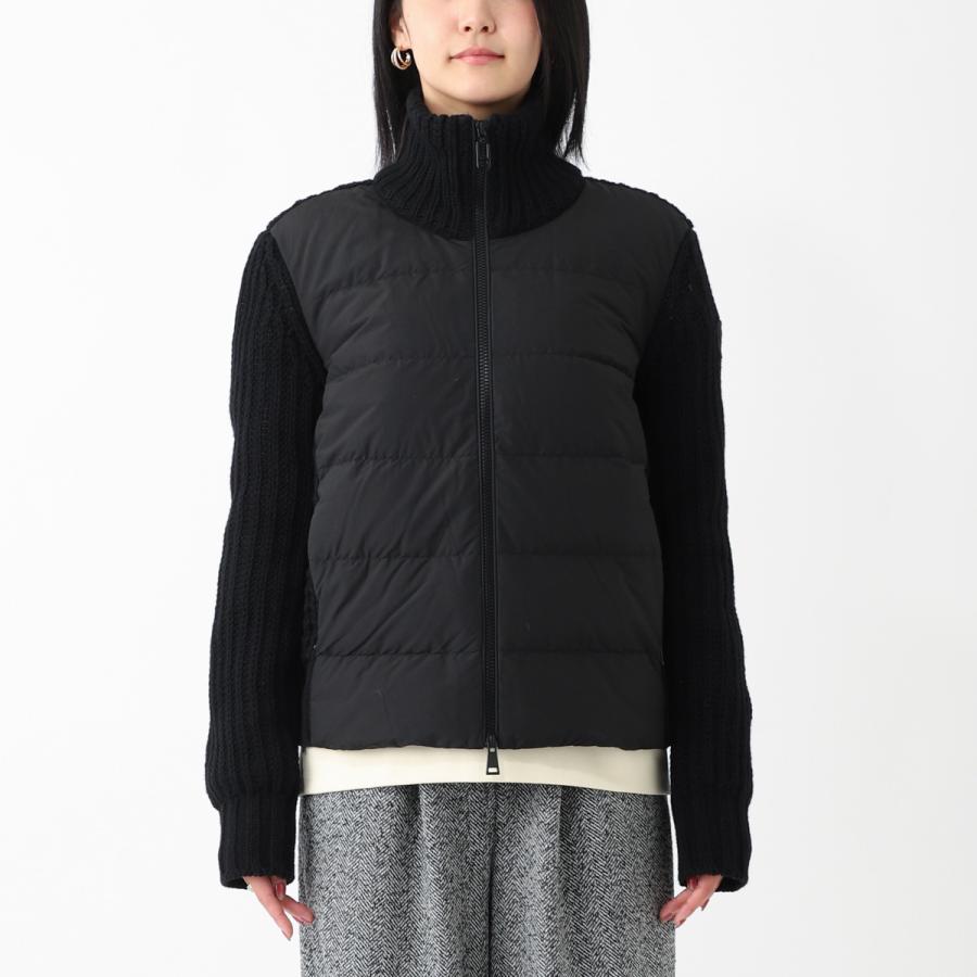 MONCLER（モンクレール） ダウン切り替え ジップアップ カーディガン