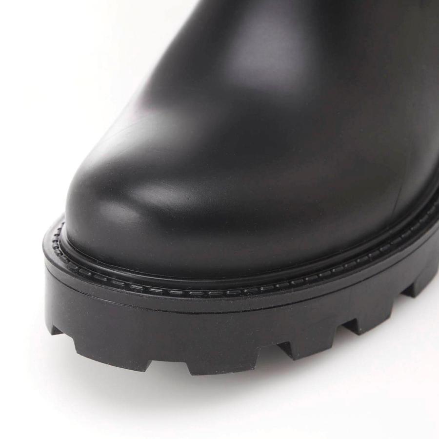 JIMMY CHOO（ジミーチュウ） レインブーツ YAEL FLAT TALL ブラック