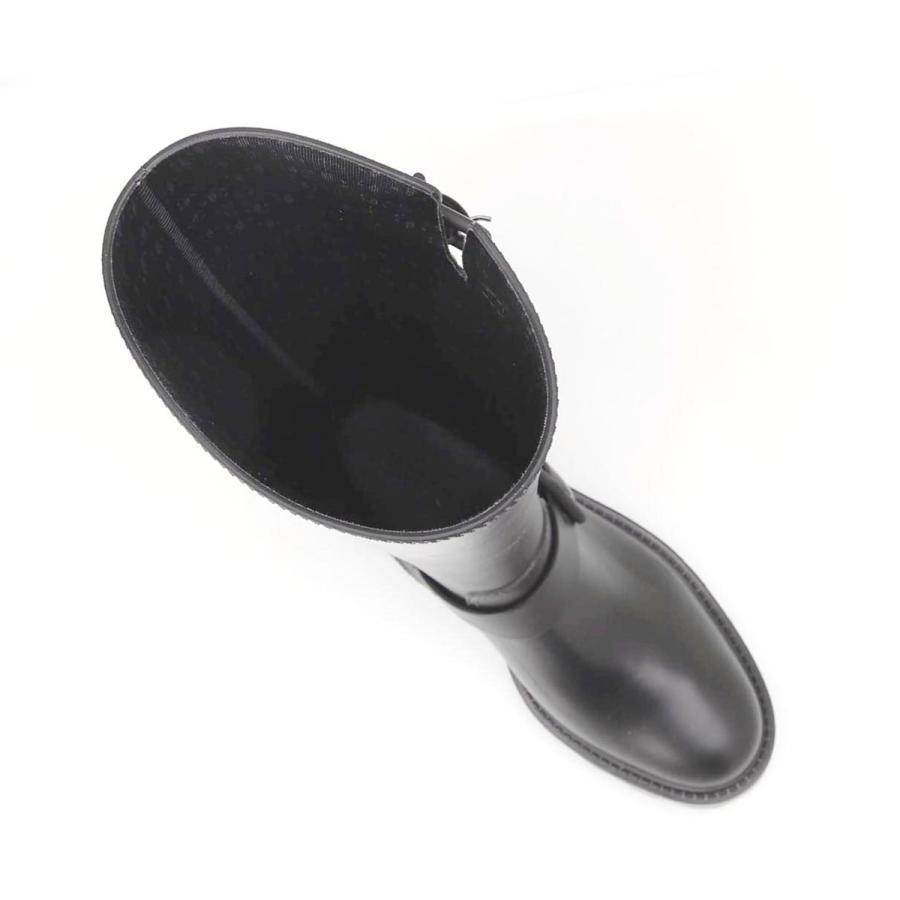 JIMMY CHOO（ジミーチュウ） レインブーツ YAEL FLAT TALL ブラック