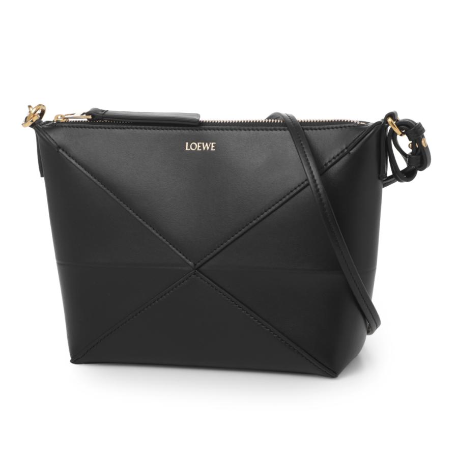 LOEWE（ロエベ） ショルダーバッグ 2WAY PUZZLE FOLD POUCH ブラック