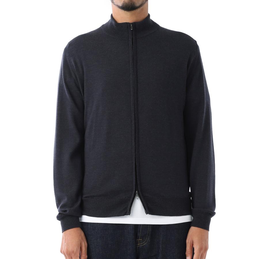 JOHN SMEDLEY（ジョンスメドレー） ジップアップニット CLAYGATE