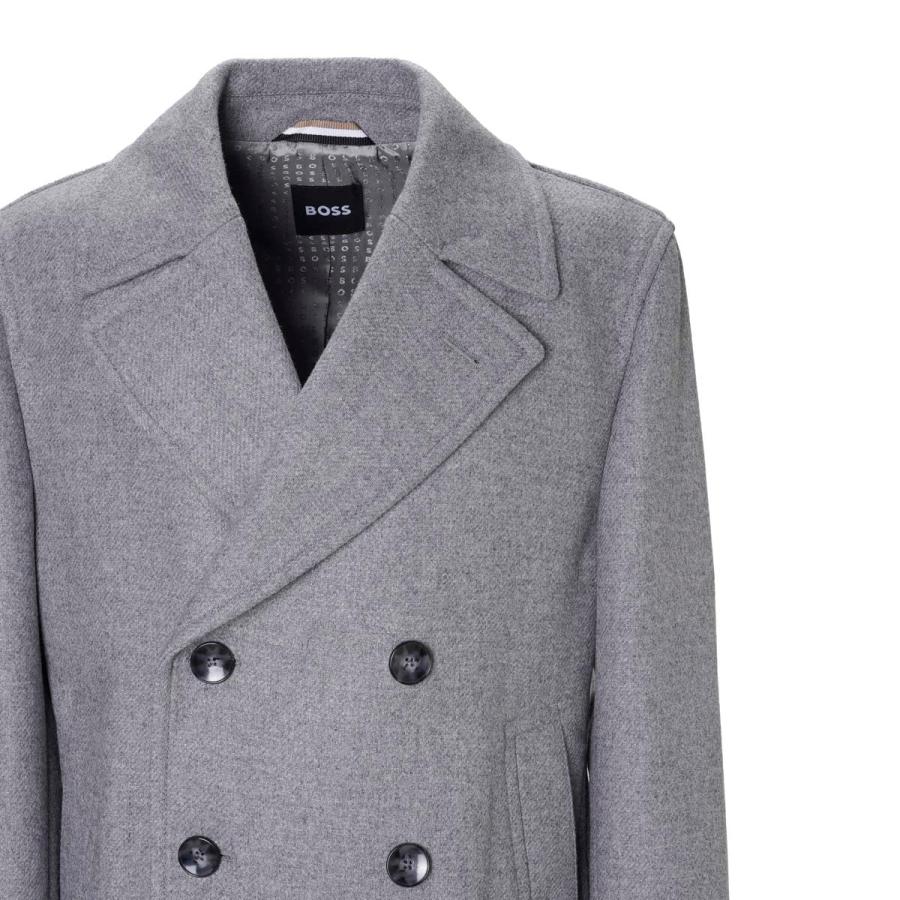 ボスヒューゴボス BOSS HUGOBOSS ピーコート ダブルブレストコート