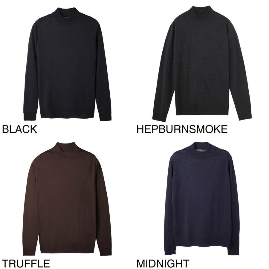 JOHN SMEDLEY（ジョンスメドレー） モックネック ニット HARCOURT