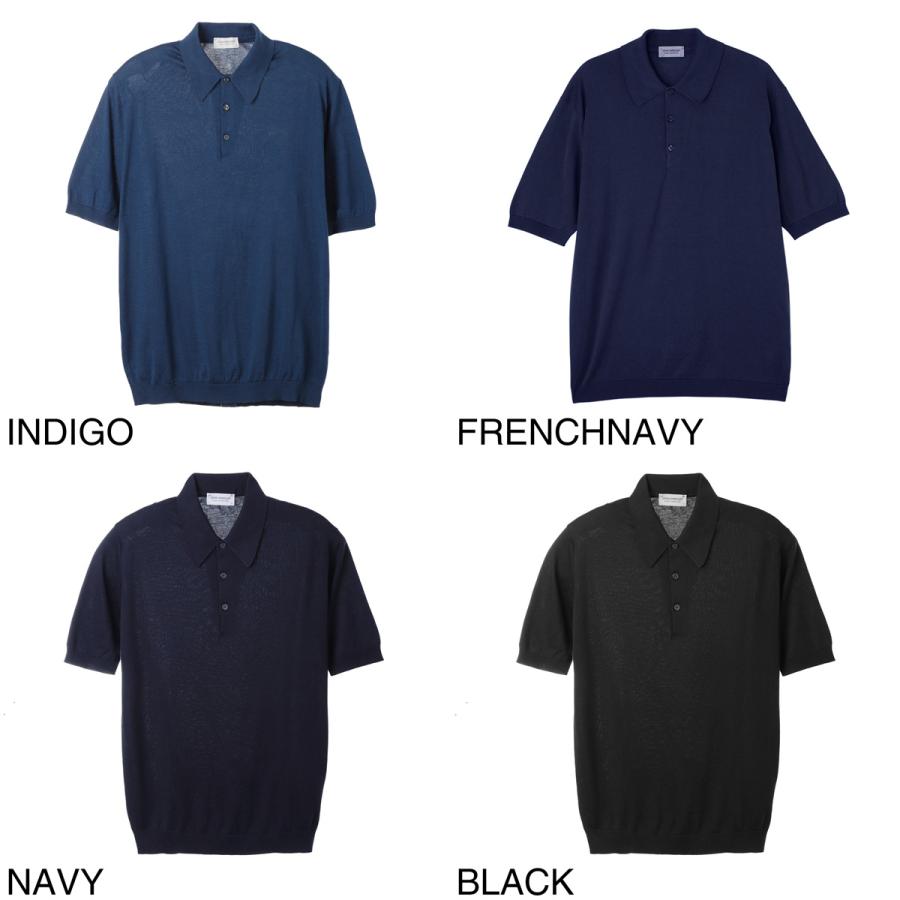 JOHN SMEDLEY（ジョンスメドレー） ニットポロシャツ ISIS シー