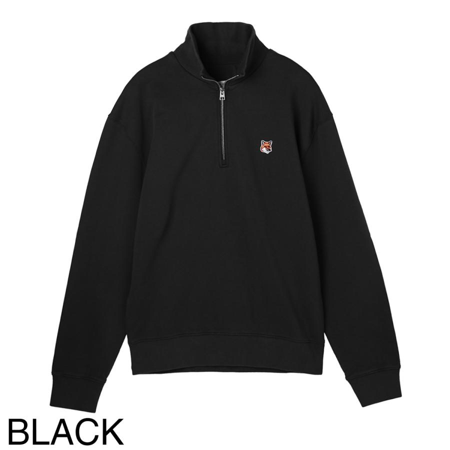 MAISON KITSUNE（メゾン キツネ） ハーフジップ スウェット FOX HEAD