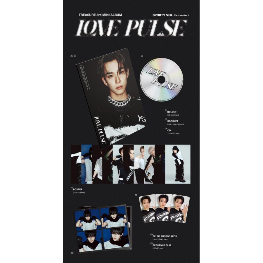 メンバー選択可] TREASURE - LOVE PULSE (SPORTY VER.) / 3RD MINI