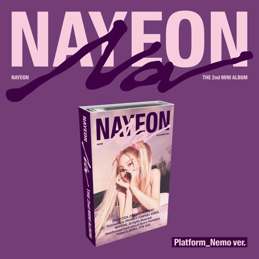 TWICE ナヨン 公式グッズ NAYEON - NA / 2ND MINI ALBUM CD