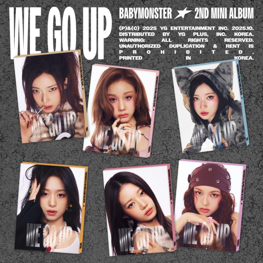 BABYMONSTER 公式グッズ WE GO UP (PATTERN Ver.) / 2nd MINI ALBUM