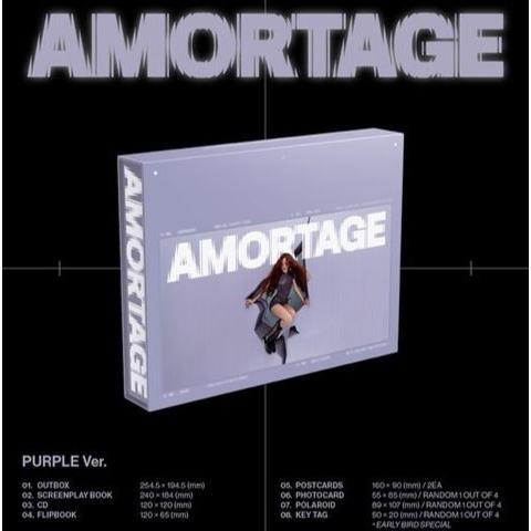 JISOO 公式グッズ AMORTAGE EXCLUSIVE EDITION (PURPLE Ver. / BLACK