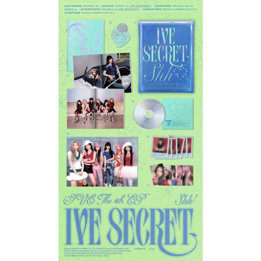 IVE SECRET 未開封 アルバム 4形態 IVE SECRET 未開封 アルバム 4形態