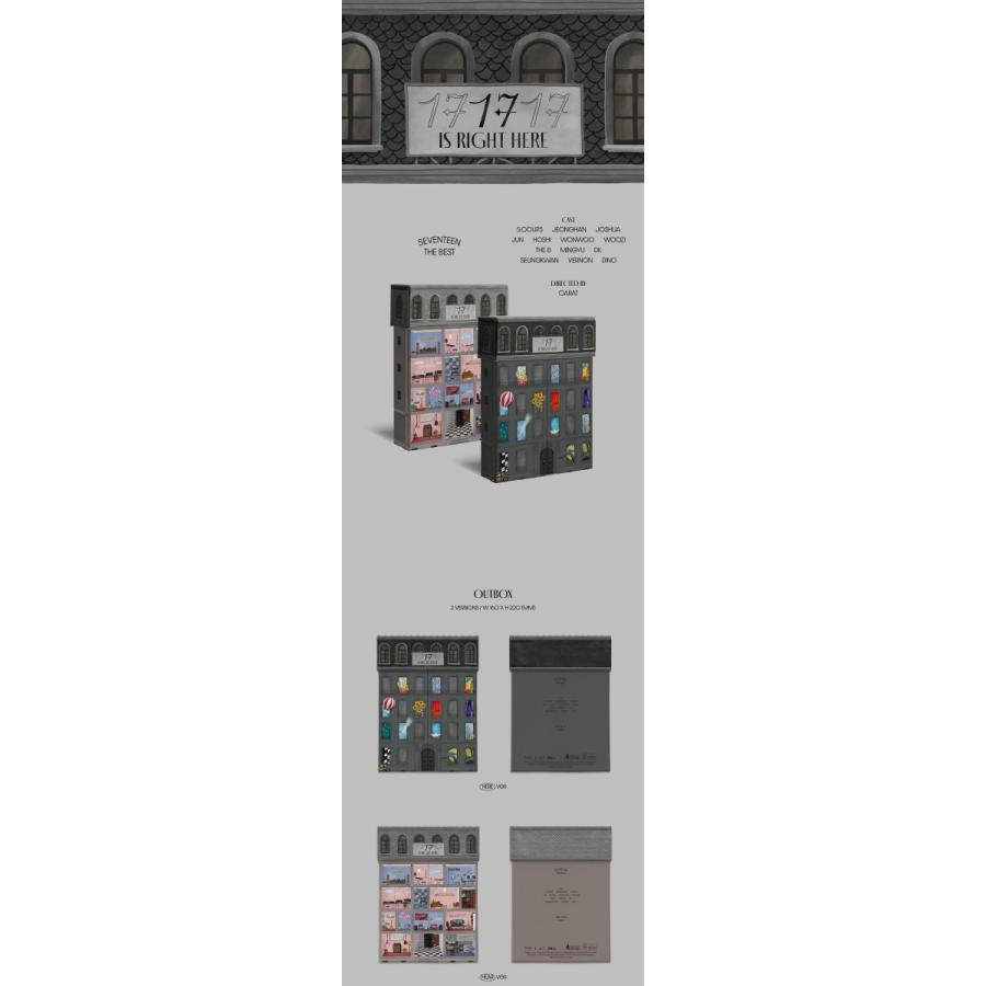 バージョン選択可] SEVENTEEN 公式グッズ BEST ALBUM [17 IS RIGHT