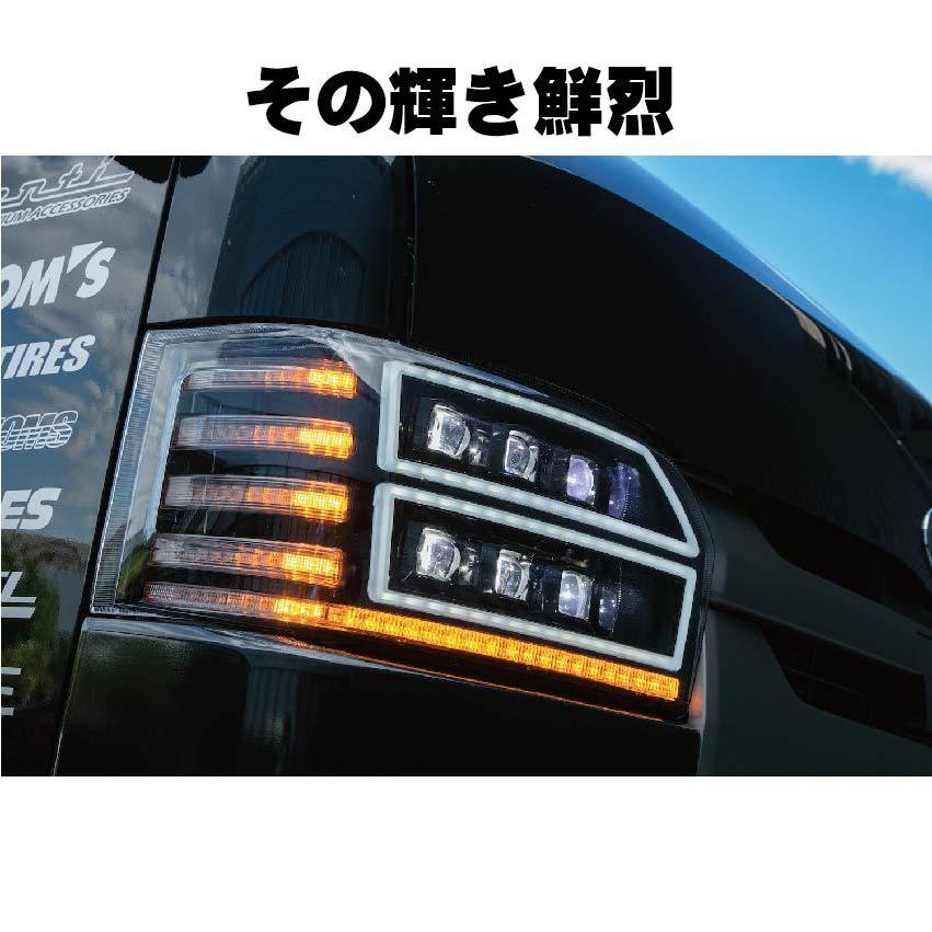 ヴァレンティ（VALENTI） ハイエース用6眼LEDヘッドランプ ジュエル