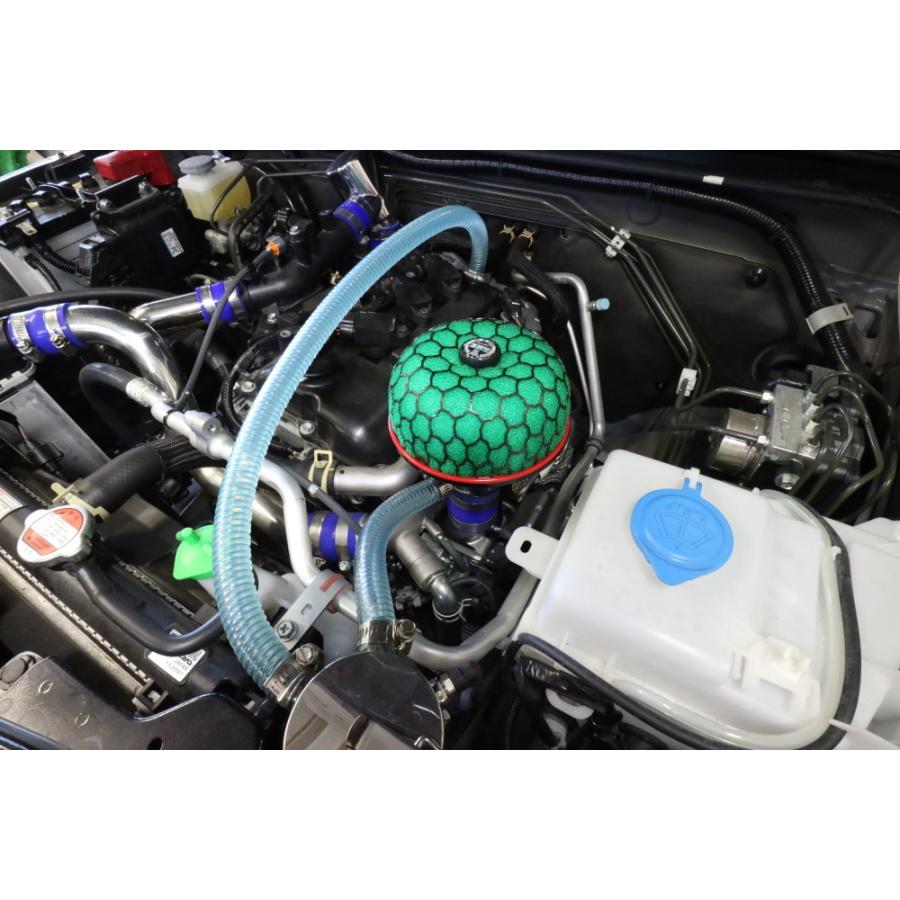 ジムニー JB64 スクリュー内蔵サクションパイプ、エアクリ HKS