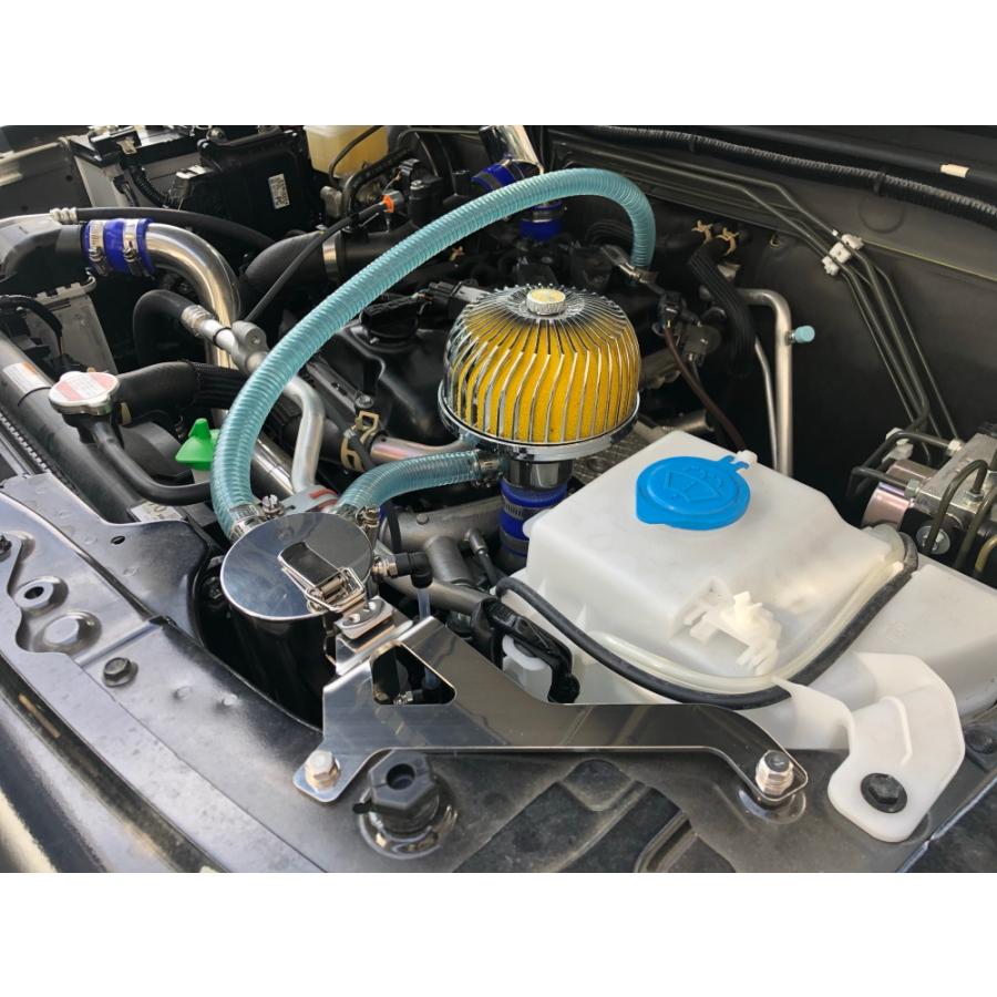 ジムニー JB64 オイルキャッチタンク 社外エアクリ用 : メタルワークス