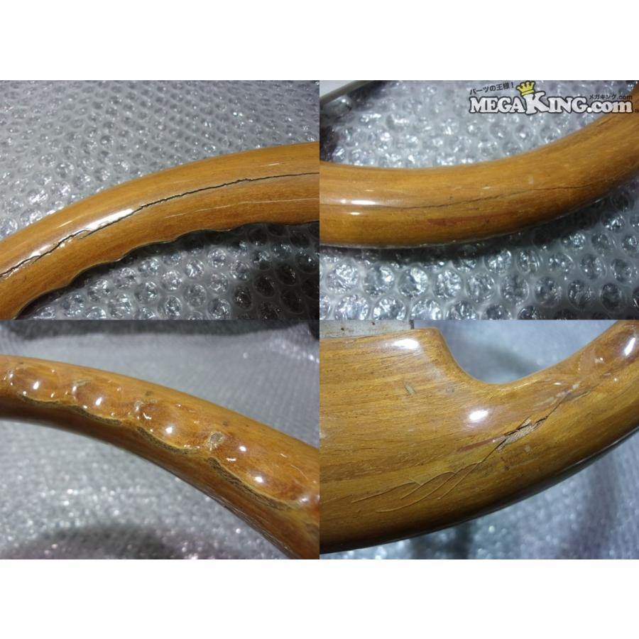 OBA オバ ステアリング ハンドル オバハン ウッド 約33cm 汎用 / 2S8