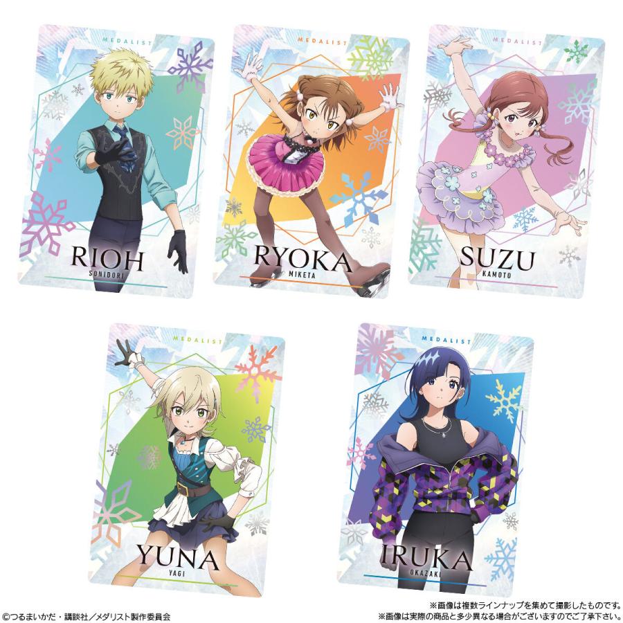 10個バラ売り〕バンダイ TVアニメ『メダリスト』 ウエハース 10個