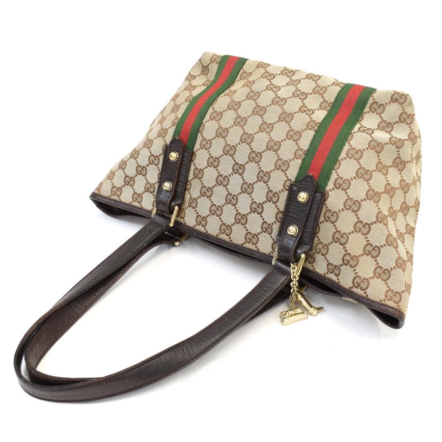 GUCCI（グッチ） ミニトートバッグ 137396 GGキャンバス シェリー