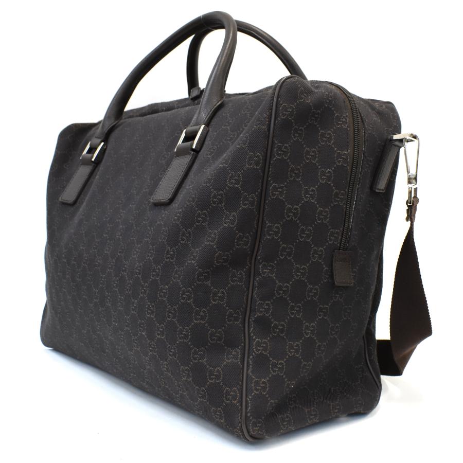 GUCCI（グッチ） 新品同様 2wayボストンバッグ 196356 GGキャンバス