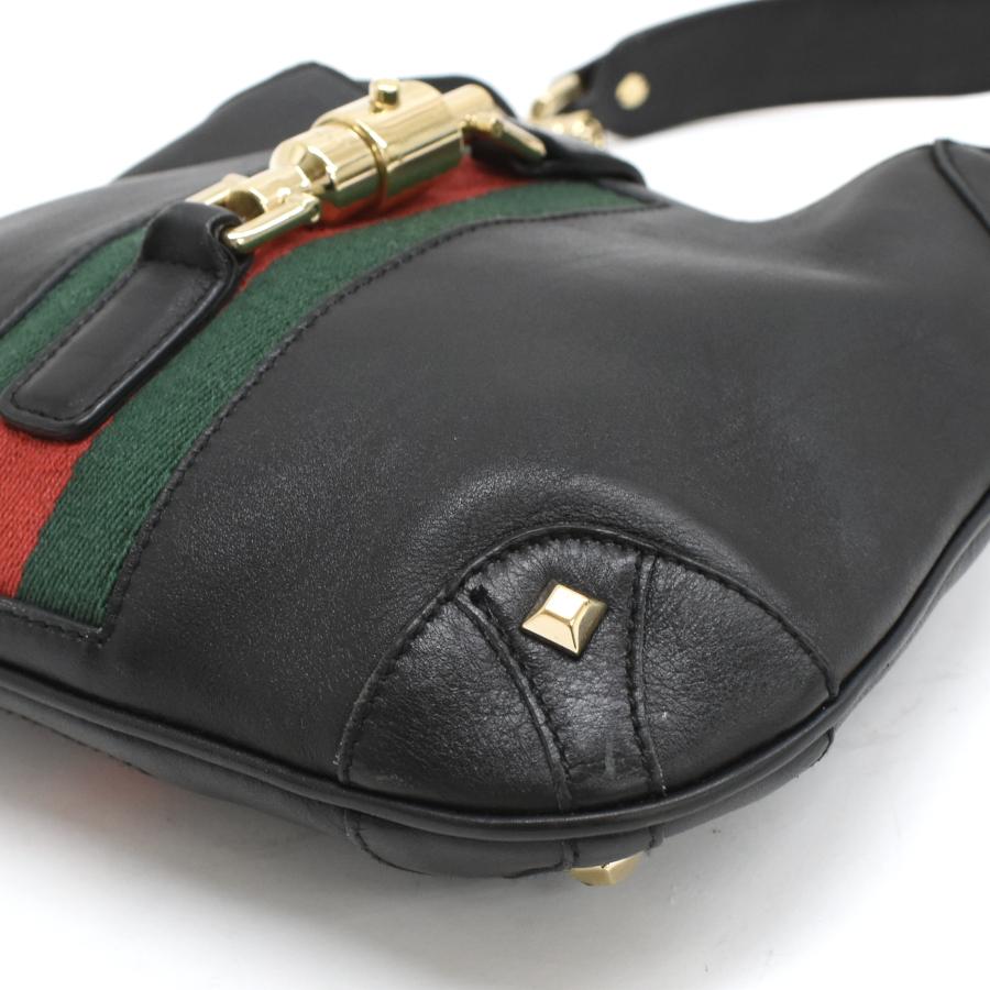 ウェビング グッチ ジャッキー ハンドバッグ 120885 シェリーライン