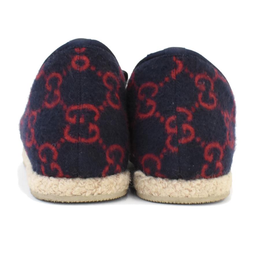 GUCCI（グッチ） スリッポン ローファー シューズ 8.5 GG ホースビット