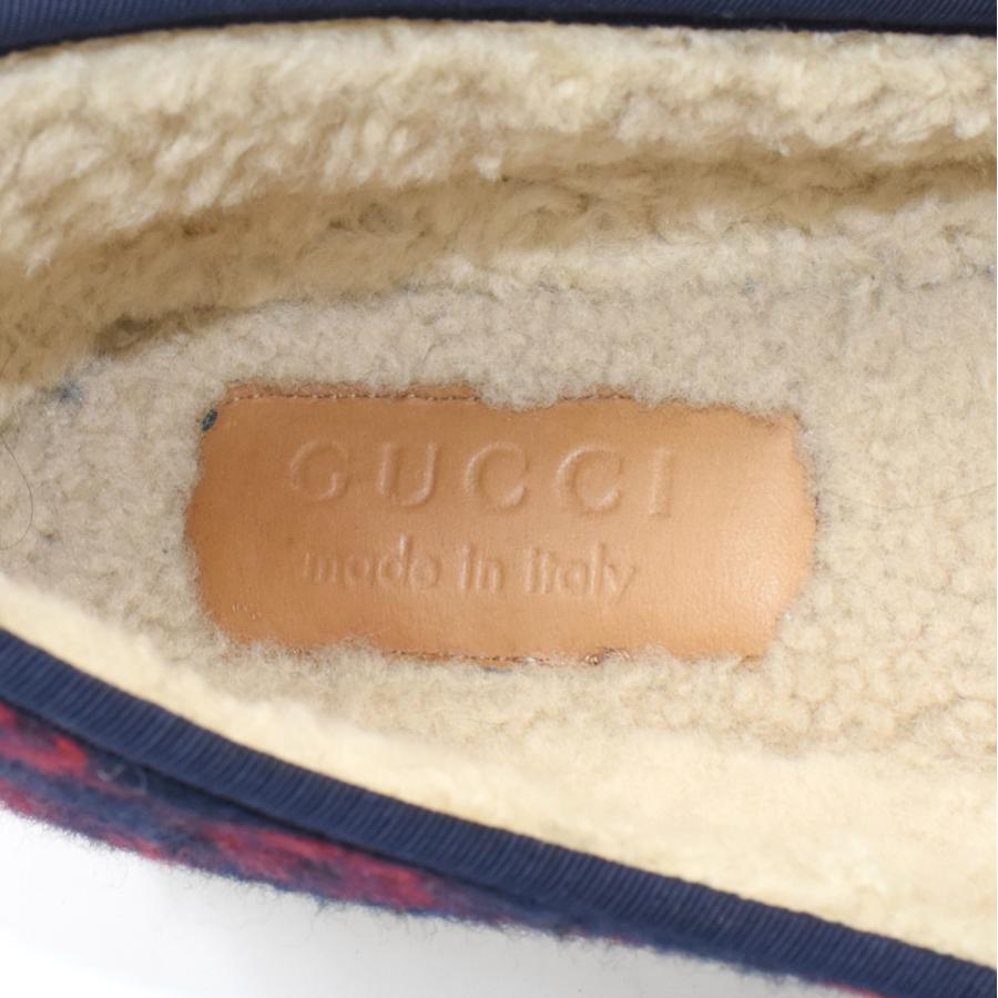GUCCI（グッチ） スリッポン ローファー シューズ 8.5 GG ホースビット